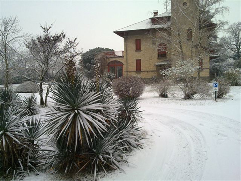 Un'altra suggestiva immagine dell'albergo Villa & Roma di Palazzolo (Brescia)